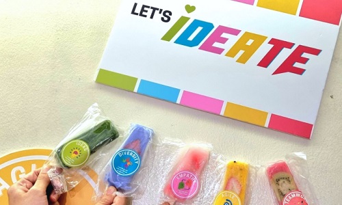 Ideate with ice lollipops 