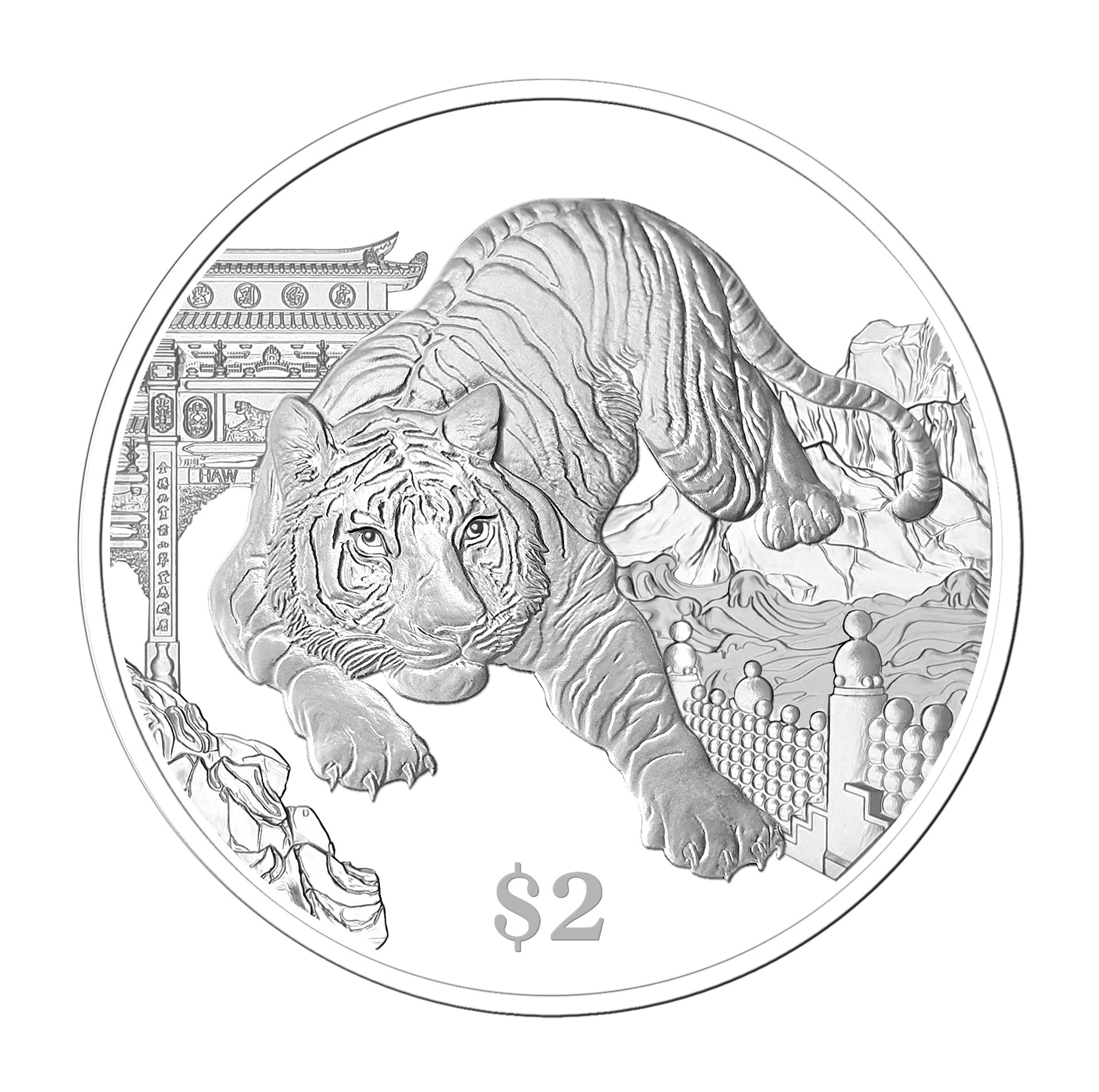 Nickel-plated zinc proof-like coin 1