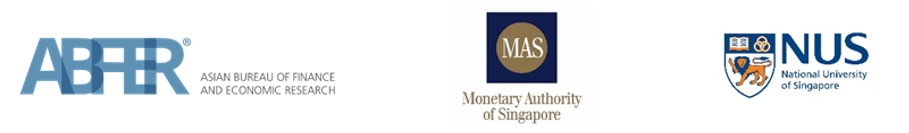ABFER logo, MAS logo, NUS logo