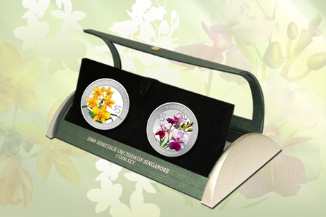 2009 Heritage Orchids of Singapore Coin Set