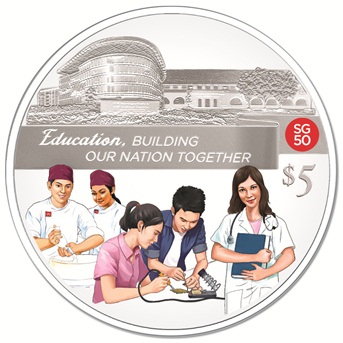 SG50 $5 Silver Proof Coin