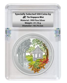Specially Selected 500 Coins of 1 troy oz 999 Fine Silver Proof Colour Coin 